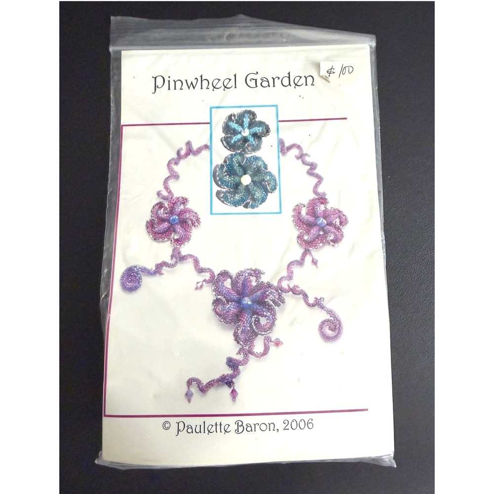 Jewelry Beading Kit Paulette Baron Pinwheel Garden Necklace DIY